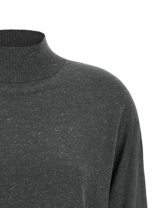 Peserico Gray Virgin Wool Cardigan