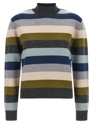 Tory Burch Multicolor Wool Cardigan