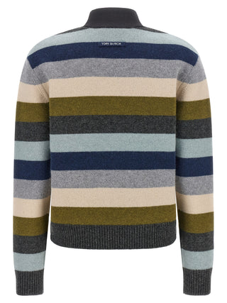 Tory Burch Multicolor Wool Cardigan