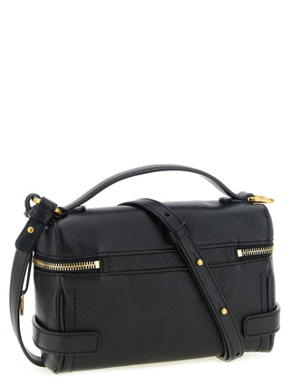 Chloé Black Buffalo Leather Shoulder Bag