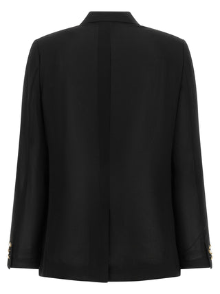 Comme Des Garçons Black Polyester Blazer