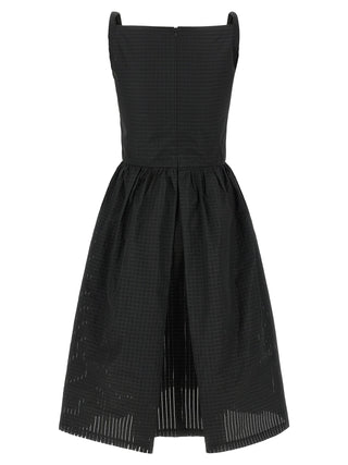 Vivienne Westwood Black Polyester Midi Dress