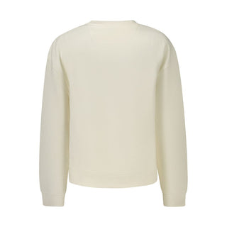Pepe Jeans White Cotton Blend Women's Sweatshirt