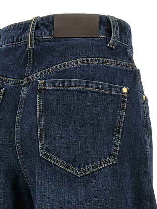 Brunello Cucinelli Blue Cotton Jeans Denim