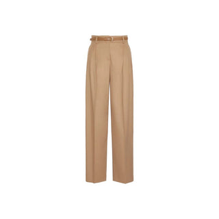 Max Mara Brown Virgin Wool Pants