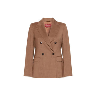 Max Mara Brown Virgin Wool Blazer