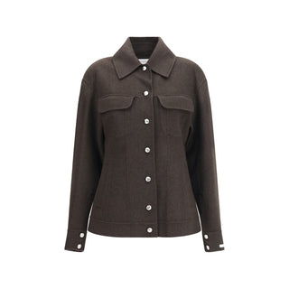 Max Mara Brown Wool Oves Aries Full-Length Jacket