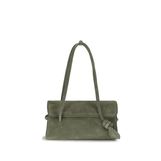 Jacquemus Bicolor Calf Leather Bos Taurus Shoulder Bag