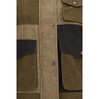 Isabel Marant Étoile Bicolor Cotton Full-Length Jacket