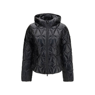 Moose Knuckles Black Nylon Full-Length Jacket