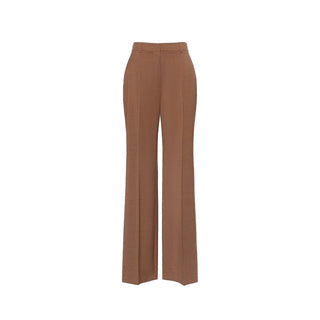 Max Mara Brown Virgin Wool Dress Pants