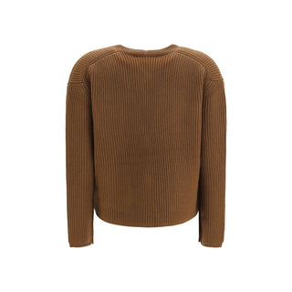 Max Mara Brown Wool Oves Aries Cardigan