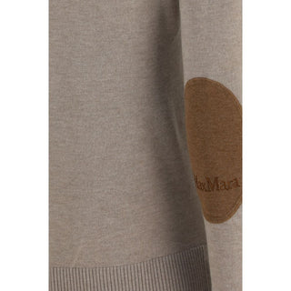 'S Max Mara Beige Wool Oves Aries Turtleneck