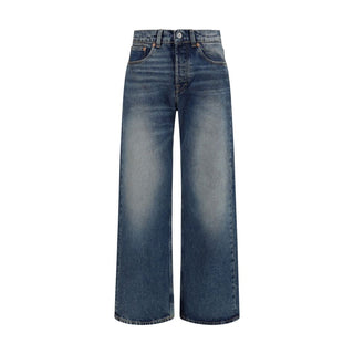 Our Legacy Blue Cotton Relaxed Fit Jeans