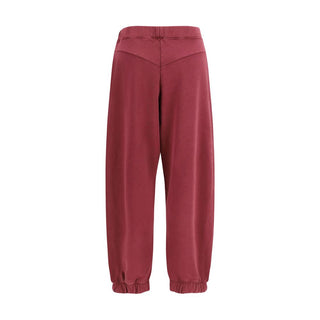 Off-White Purple Cotton Joggers (Workout Pants)