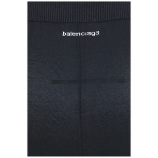 Balenciaga Black Viscose Leggings