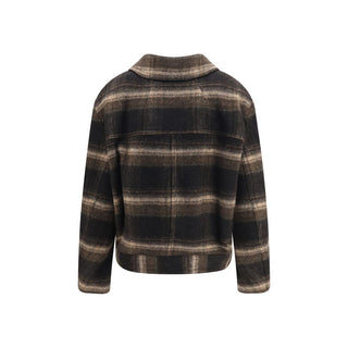 Isabel Marant Étoile Black Wool Oves Aries Coat
