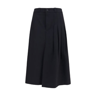 Our Legacy Black Wool Oves Aries Midi Skirt
