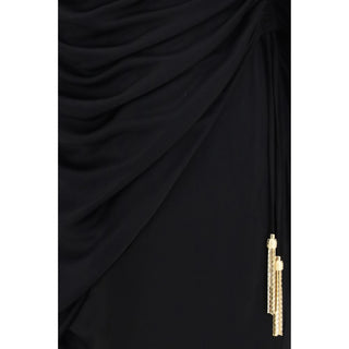 Balmain Black Viscose Casual Dress