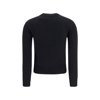 Ami Paris Black Wool Oves Aries Sweatshirt