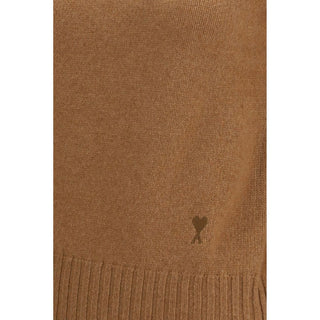 Ami Paris Brown Cashmere Turtleneck