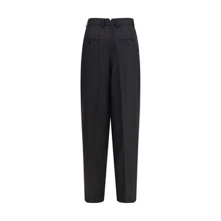 Ami Paris Black Wool Oves Aries Dress Pants