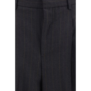 Ami Paris Black Wool Oves Aries Dress Pants