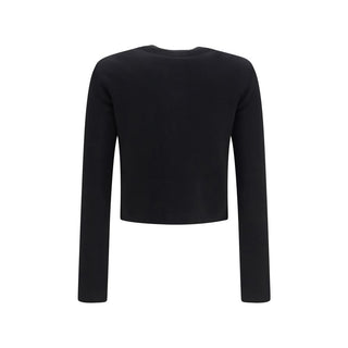 Balmain Black Viscose Cardigan