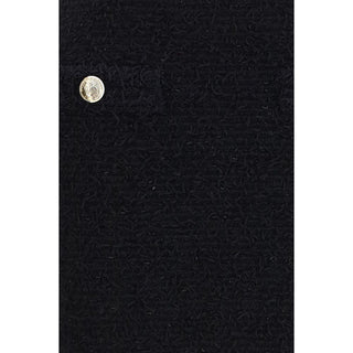 Balmain Black Viscose Mini Skirt