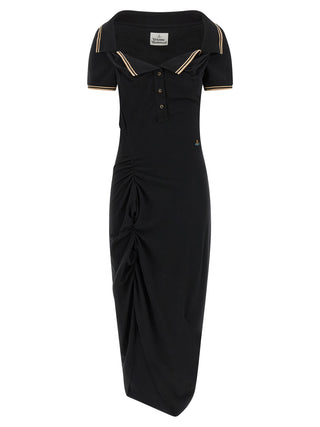Vivienne Westwood Black Cotton Midi Dress