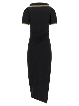 Vivienne Westwood Black Cotton Midi Dress
