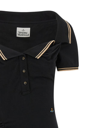 Vivienne Westwood Black Cotton Midi Dress
