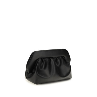 THEMOIRè Black Vegan Leather Clutch Bag