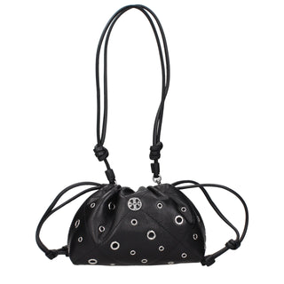 Tory Burch Black Leather Shoulder Bag