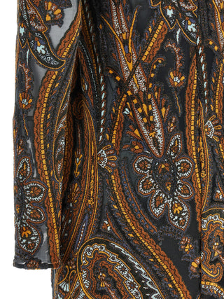 Etro Multicolor Viscose Short Dress