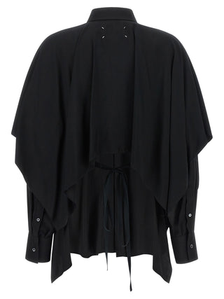 Maison Margiela Black Viscose Blouse