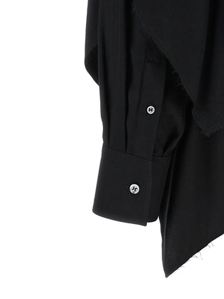 Maison Margiela Black Viscose Blouse