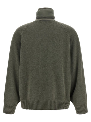 Brunello Cucinelli Bicolor Cashmere Cardigan