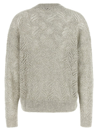Brunello Cucinelli Gray Polyamide Cardigan