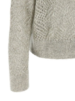 Brunello Cucinelli Gray Polyamide Cardigan
