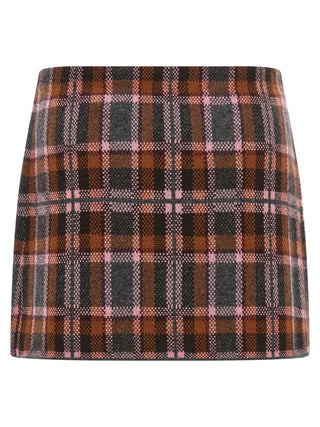 Guest in Residence Brown Wool Long Skirt