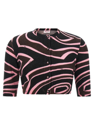 Emilio Pucci Multicolor Wool Cardigan
