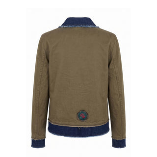 Mr&Mrs Italy Green Cotton Women's Jacket
