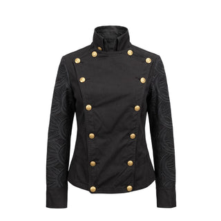 Mr&Mrs Italy Black Cotton Women Jacket