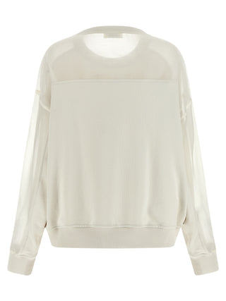Brunello Cucinelli White Cotton Sweatshirt