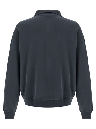 Brunello Cucinelli Blue Cotton Sweatshirt