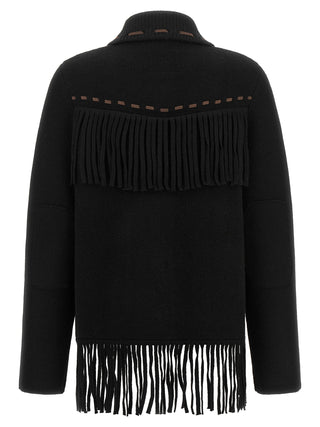 Guest in Residence Black Wool Full-Length Jacket