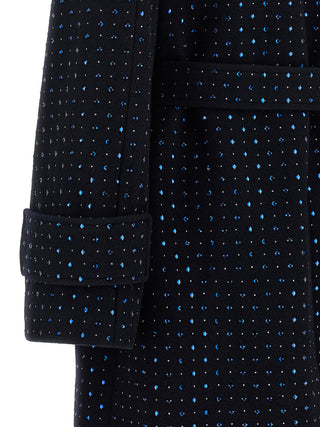 PINKO Blue Wool Coat