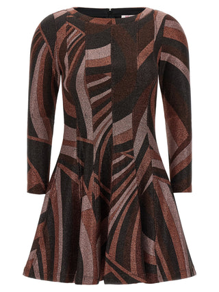 Emilio Pucci Bordeaux Polyamide Short Dress