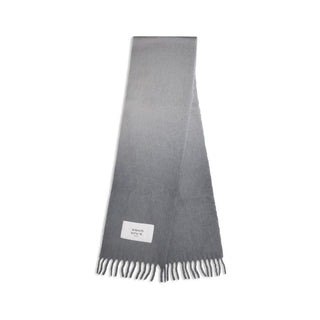 Maison Kitsuné Gray Alpaca Vicugna Pacos Scarf
